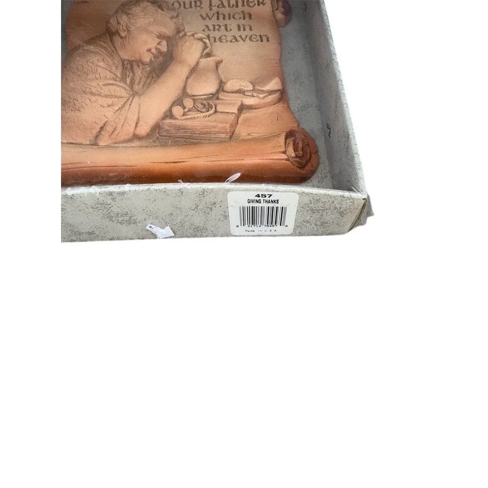 Vintage Miller Studio Giving Thanks Our Father which art in heaven Prayer Wall